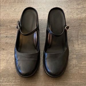 Dansko Trixie black Mary Jane heels size 39